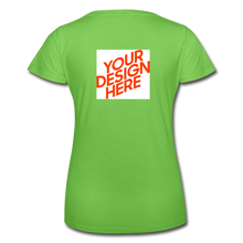 Lade das Bild in den Galerie-Viewer, T-Shirt Damen/Frauen selbst gestalten und bedrucken - Hellgrün