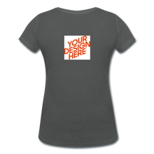 Lade das Bild in den Galerie-Viewer, Damen Bio T-Shirt mit V-Ausschnitt von Stanley & Stella selbst gestalten und bedrucken - Anthrazit
