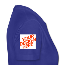 Lade das Bild in den Galerie-Viewer, Premium T-Shirt Damen/Frauen selbst gestalten und bedrucken - Königsblau