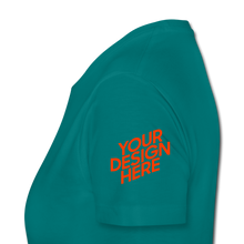 Lade das Bild in den Galerie-Viewer, Premium T-Shirt Damen/Frauen selbst gestalten und bedrucken - Divablau