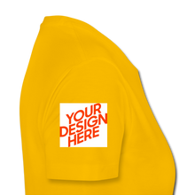 Lade das Bild in den Galerie-Viewer, Premium T-Shirt Damen/Frauen selbst gestalten und bedrucken - Sonnengelb