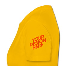 Lade das Bild in den Galerie-Viewer, Premium T-Shirt Damen/Frauen selbst gestalten und bedrucken - Sonnengelb
