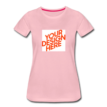 Lade das Bild in den Galerie-Viewer, Premium T-Shirt Damen/Frauen selbst gestalten und bedrucken - Hellrosa