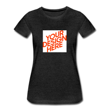 Lade das Bild in den Galerie-Viewer, Premium T-Shirt Damen/Frauen selbst gestalten und bedrucken - Anthrazit