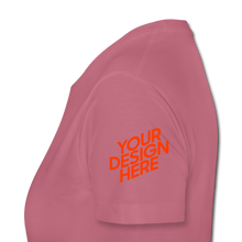 Lade das Bild in den Galerie-Viewer, Premium T-Shirt Damen/Frauen selbst gestalten und bedrucken - Malve
