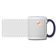 Lade das Bild in den Galerie-Viewer, Panorama-Becher selbst gestalten und bedrucken - Weiß/Kobaltblau