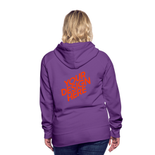 Lade das Bild in den Galerie-Viewer, Damen/Frauen selbst gestalten und bedrucken Premium Hoodie - Purple