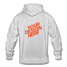 Lade das Bild in den Galerie-Viewer, Bunte Viele Farbe zu wahlen Hoodie Damen/Frauen selbst gestalten und bedrucken - Hellgrau meliert