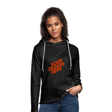 Lade das Bild in den Galerie-Viewer, Light Unisex Sweatshirt Hoodie Damen/Frauen selbst gestalten und bedrucken - Anthrazit