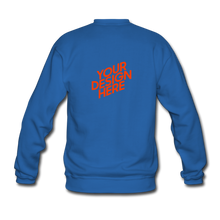 Lade das Bild in den Galerie-Viewer, Unisex Sweatshirt Damen/Frauen selbst gestalten und bedrucken - Royalblau