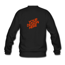 Lade das Bild in den Galerie-Viewer, Unisex Sweatshirt Damen/Frauen selbst gestalten und bedrucken - Schwarz