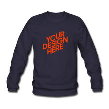 Lade das Bild in den Galerie-Viewer, Unisex Sweatshirt Damen/Frauen selbst gestalten und bedrucken - Navy