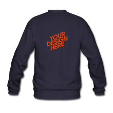 Lade das Bild in den Galerie-Viewer, Unisex Sweatshirt Damen/Frauen selbst gestalten und bedrucken - Navy
