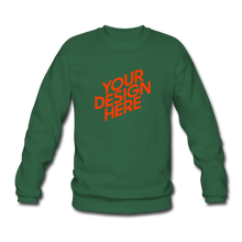 Lade das Bild in den Galerie-Viewer, Unisex Sweatshirt Damen/Frauen selbst gestalten und bedrucken - Grün