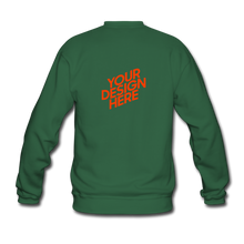 Lade das Bild in den Galerie-Viewer, Unisex Sweatshirt Damen/Frauen selbst gestalten und bedrucken - Grün