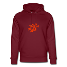 Lade das Bild in den Galerie-Viewer, Damen/Frauen selbst gestalten und bedrucken Hoodie by Stanley & Stella - Burgunderrot