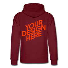 Lade das Bild in den Galerie-Viewer, Die Organic Hoodie by Stanley & Stella Herren/Männer selbst gestalten und bedrucken - burgundy