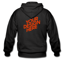 Lade das Bild in den Galerie-Viewer, Gut aussehend Premium Hooded Jacket Herren/Männer selbst gestalten und bedrucken - black