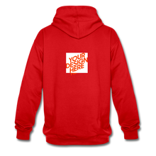 Lade das Bild in den Galerie-Viewer, Contrast Colour Hoodie Herren/Männer selbst gestalten und bedrucken - red/white
