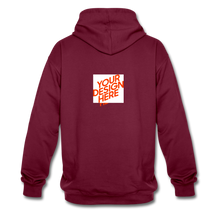 Lade das Bild in den Galerie-Viewer, Contrast Colour Hoodie Herren/Männer selbst gestalten und bedrucken - burgundy/charcoal