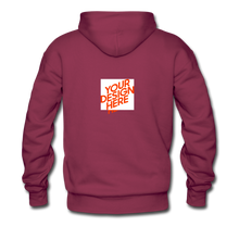 Lade das Bild in den Galerie-Viewer, Premium Hoodie Herren/Männer selbst gestalten und bedrucken - bordeaux