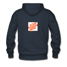 Lade das Bild in den Galerie-Viewer, Premium Hoodie Herren/Männer selbst gestalten und bedrucken - navy