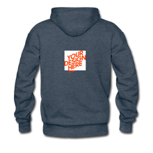 Lade das Bild in den Galerie-Viewer, Premium Hoodie Herren/Männer selbst gestalten und bedrucken - heather denim