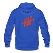 Lade das Bild in den Galerie-Viewer, Hooded Jacket by Bella + Canvas Herren/Männer selbst gestalten und bedrucken - royal blue