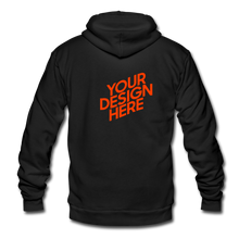 Lade das Bild in den Galerie-Viewer, Hooded Jacket by Bella + Canvas Herren/Männer selbst gestalten und bedrucken - black
