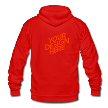 Lade das Bild in den Galerie-Viewer, Hooded Jacket by Bella + Canvas Herren/Männer selbst gestalten und bedrucken - classic red