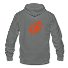 Lade das Bild in den Galerie-Viewer, Hooded Jacket by Bella + Canvas Herren/Männer selbst gestalten und bedrucken - grey