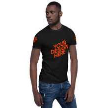 Lade das Bild in den Galerie-Viewer, Kurzärmeliges T-Shirt mit vielem Wahlen Herren/Männer selbst gestalten und bedrucken