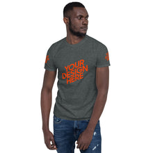 Lade das Bild in den Galerie-Viewer, Kurzärmeliges T-Shirt mit vielem Wahlen Herren/Männer selbst gestalten und bedrucken