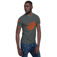 Lade das Bild in den Galerie-Viewer, Kurzärmeliges T-Shirt mit vielem Wahlen Herren/Männer selbst gestalten und bedrucken
