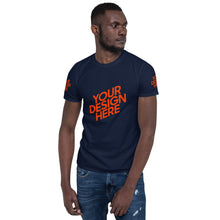 Lade das Bild in den Galerie-Viewer, Kurzärmeliges T-Shirt mit vielem Wahlen Herren/Männer selbst gestalten und bedrucken