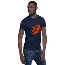 Lade das Bild in den Galerie-Viewer, Kurzärmeliges T-Shirt mit vielem Wahlen Herren/Männer selbst gestalten und bedrucken