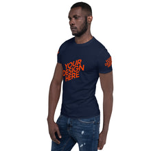 Lade das Bild in den Galerie-Viewer, Kurzärmeliges T-Shirt mit vielem Wahlen Herren/Männer selbst gestalten und bedrucken