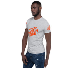 Lade das Bild in den Galerie-Viewer, Kurzärmeliges T-Shirt mit vielem Wahlen Herren/Männer selbst gestalten und bedrucken