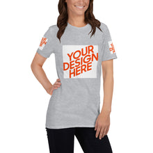 Lade das Bild in den Galerie-Viewer, Kurzärmeliges T-Shirt Damen/Frauen GTS876012 selbst gestalten und bedrucken