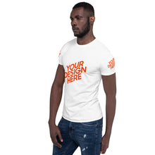 Lade das Bild in den Galerie-Viewer, Kurzärmeliges T-Shirt mit vielem Wahlen Herren/Männer selbst gestalten und bedrucken
