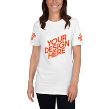 Lade das Bild in den Galerie-Viewer, Kurzärmeliges T-Shirt Damen/Frauen GTS876012 selbst gestalten und bedrucken