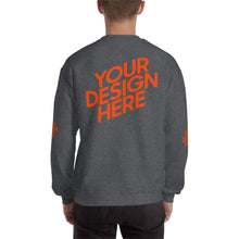Lade das Bild in den Galerie-Viewer, Crew-Ausschnitt Pullover Herren/Männer selbst gestalten und bedrucken