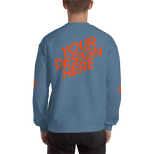 Lade das Bild in den Galerie-Viewer, Crew-Ausschnitt Pullover Herren/Männer selbst gestalten und bedrucken