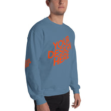 Lade das Bild in den Galerie-Viewer, Crew-Ausschnitt Pullover Herren/Männer selbst gestalten und bedrucken
