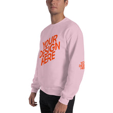 Lade das Bild in den Galerie-Viewer, Crew-Ausschnitt Pullover Herren/Männer selbst gestalten und bedrucken