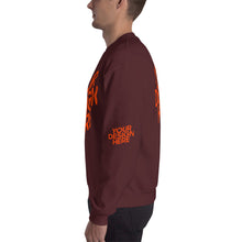 Lade das Bild in den Galerie-Viewer, Crew-Ausschnitt Pullover Herren/Männer selbst gestalten und bedrucken