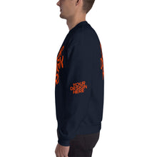 Lade das Bild in den Galerie-Viewer, Crew-Ausschnitt Pullover Herren/Männer selbst gestalten und bedrucken