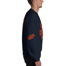 Lade das Bild in den Galerie-Viewer, Crew-Ausschnitt Pullover Herren/Männer selbst gestalten und bedrucken