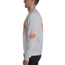 Lade das Bild in den Galerie-Viewer, Crew-Ausschnitt Pullover Herren/Männer selbst gestalten und bedrucken