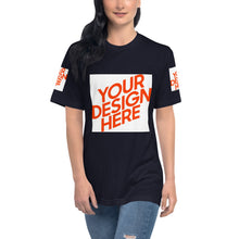 Lade das Bild in den Galerie-Viewer, Kurzärmeliges bequeme T-Shirt Damen/Frauen GTS907654 selbst gestalten und bedrucken